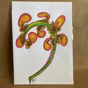 Original Artwork by Gamali Blank Note Card